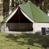 Tenda familiar tipi para 8 pessoas impermeável verde 1