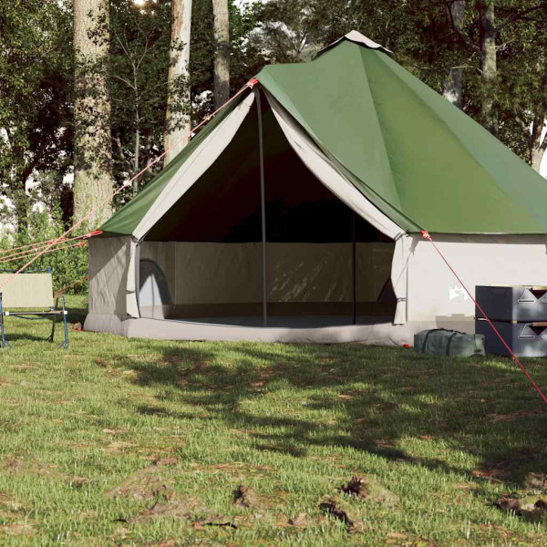 Tenda familiar tipi para 8 pessoas impermeável verde M 3