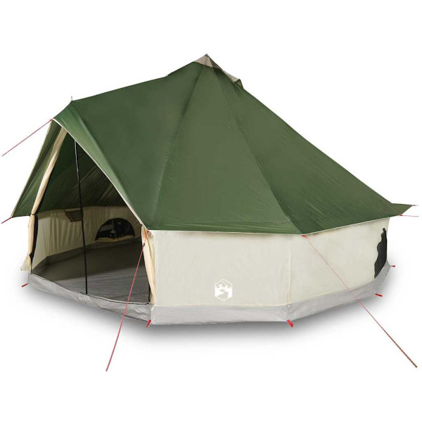 Tienda de campaña familiar tipi 8 personas impermeable verde M 4