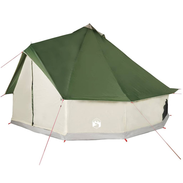 Tienda de campaña familiar tipi 8 personas impermeable verde M 5