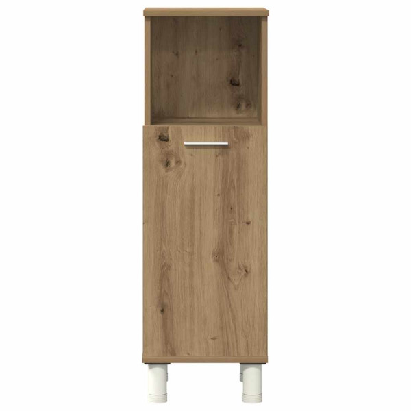 Juego de muebles baño 4 piezas madera ingeniería roble artisan M 5
