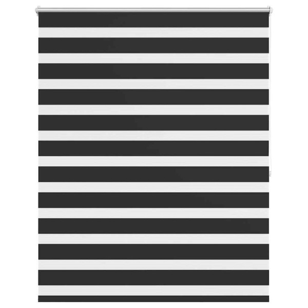 Estore de rolo 140 x 175 cm. linhas de zebra / Preto M 2