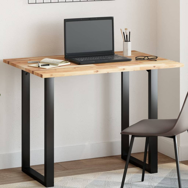 Tablero de mesa rectangular madera maciza acacia 80x70x2 cm D