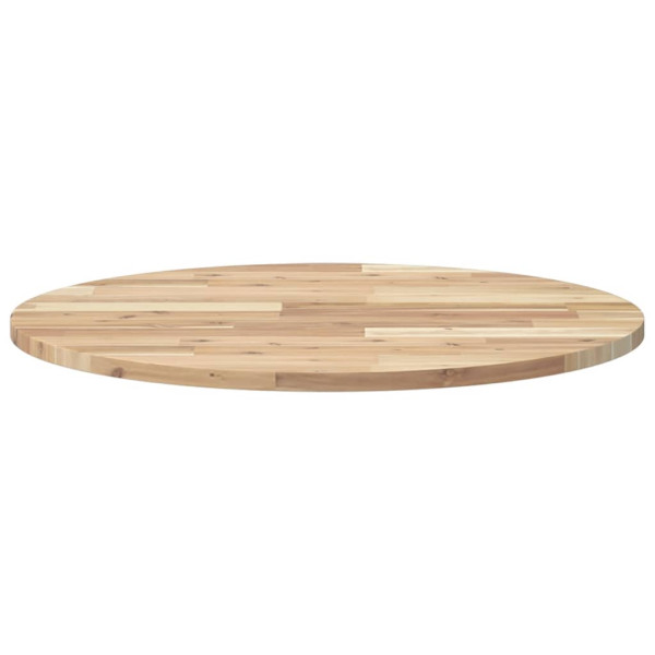 Tablero de mesa redondo madera maciza de acacia Ø70x2 cm M 4