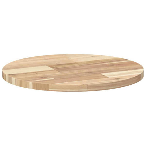 Tablero de mesa redondo madera maciza de acacia Ø40x2 cm M 5