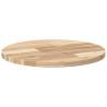 Tablero de mesa redondo madera maciza de acacia Ø40x2 cm 5