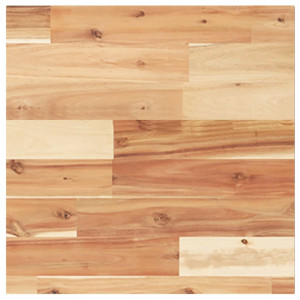 Tablero de mesa cuadrado madera maciza de acacia 40x40x2 cm H