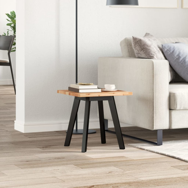 Tablero de mesa cuadrado madera maciza de acacia 40x40x2 cm M 3