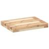 Estante flotante madera maciza de acacia sin tratar 40x30x4 cm 3