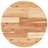Tablero de mesa redondo madera maciza de acacia Ø50x2 cm 2