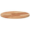 Tablero de mesa redondo madera maciza de acacia Ø50x2 cm 5