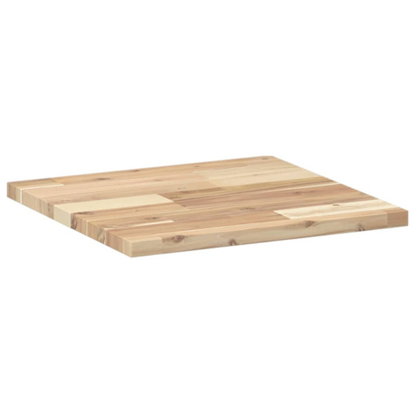 Tablero de mesa cuadrado madera maciza de acacia 40x40x2 cm M 5