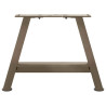 Patas de mesa de centro forma A 2uds acero 40x(30-31) cm 5