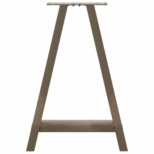 Pés de mesa de jantar em formato A. 2 peças. 50x(72-73) cm. aço M 5