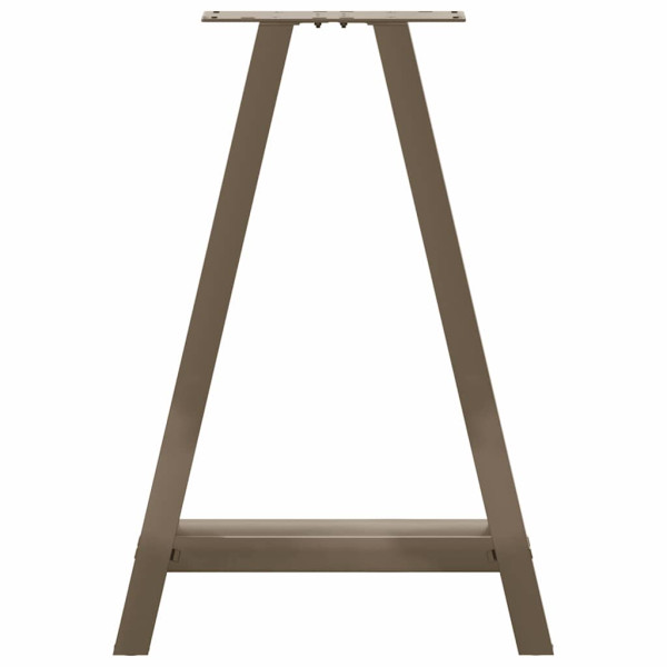Pés de mesa de jantar em formato A. 2 peças. 60x (72-73) cm. aço M 5