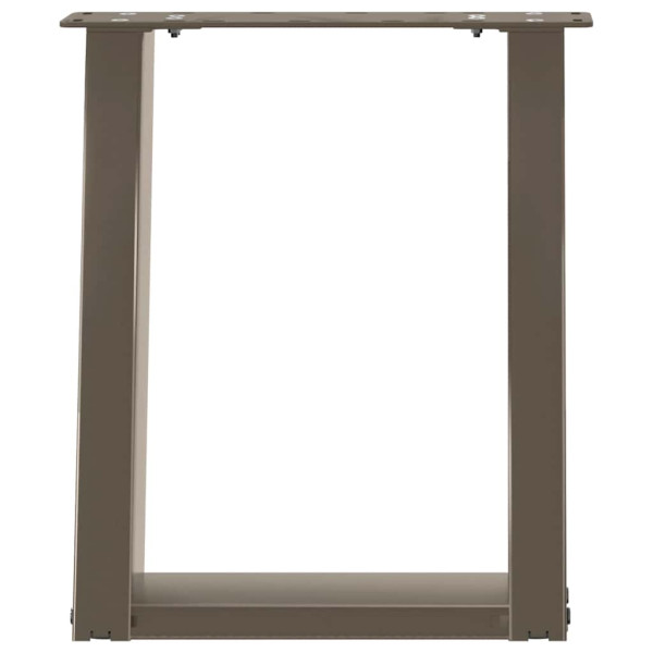 Patas para mesa de centro en forma de U 2 uds antracita acero M 5