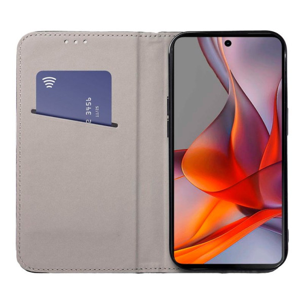 Fundo COOL Capa de Flip para Motorola Moto G75 5G Liso Borgonha M 4