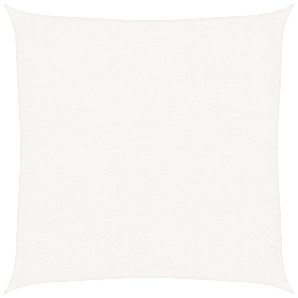 Para-sol estilo vela 160 g/m² 2.5x2.5 m PEAD branco M 2