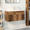 Mueble para lavabo con lavabo incorporado madera vieja 3
