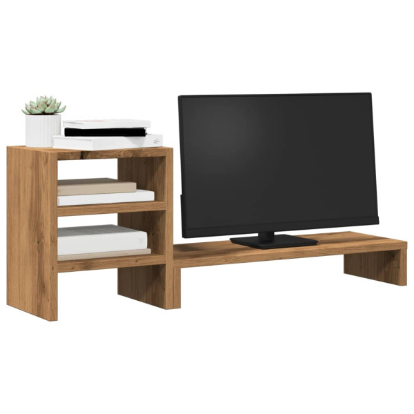 Soporte de monitor con organizador escritorio madera artisian M 3