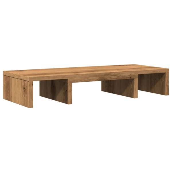 Soporte pantalla ajustable madera roble artisian 60x24x10.5 cm M 2