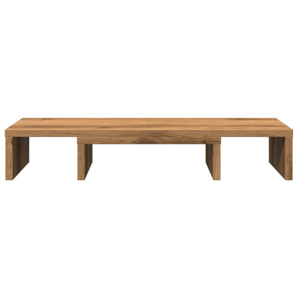 Soporte pantalla ajustable madera roble artisian 60x24x10.5 cm M 4