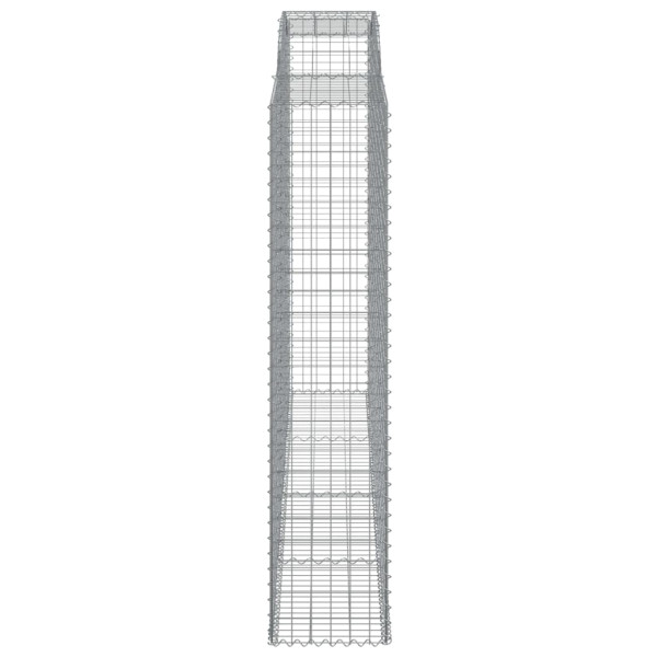 Cestas de gaviones 15 uds forma de arco hierro 300x50x220/240cm M 5