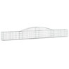 Cestos gabião arqueados 15pcs 400x30x40/60 cm ferro galvanizado 3