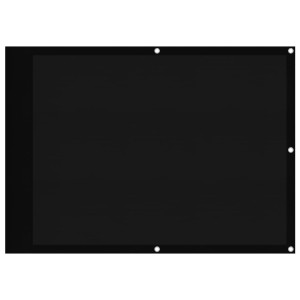 Tela de varanda 75x800 cm 100% poliéster oxford preto H
