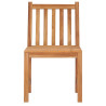 Conjunto de comedor de jardín 7 piezas madera maciza de teca 5