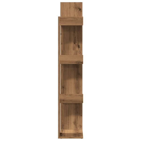 Estantería de madera de ingeniería roble artisan 86x25.5x140 cm M 5
