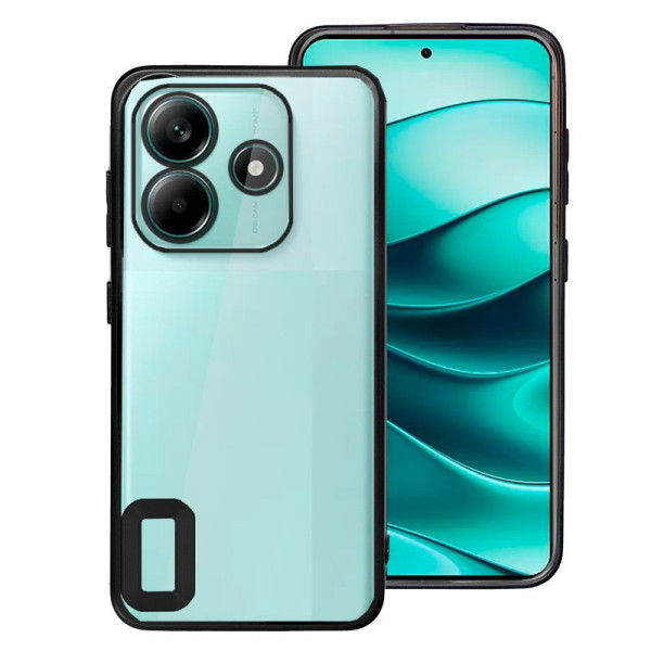 Carcasa COOL para Xiaomi Redmi Note 14 5G Borde Metalizado (Negro) D