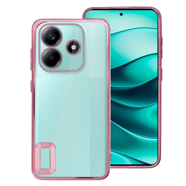Carcasa COOL para Xiaomi Redmi Note 14 5G Borde Metalizado (Rosa) D