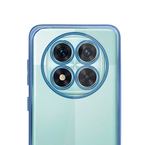 Habitação COOL para Xiaomi Nota do Redmi 14 Pro 5G / Nota 14 Pro Plus 5G / Poco X7 Borde Metalizado (Azul) M 2