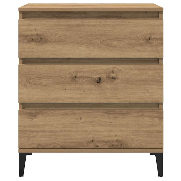 Aparador madera contrachapada roble artisian 60x35x70 cm M 4