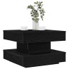 Mesa de centro giratoria 360 grados negro 50x50x34.5 cm 1