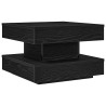 Mesa de centro giratoria 360 grados negro 50x50x34.5 cm 2