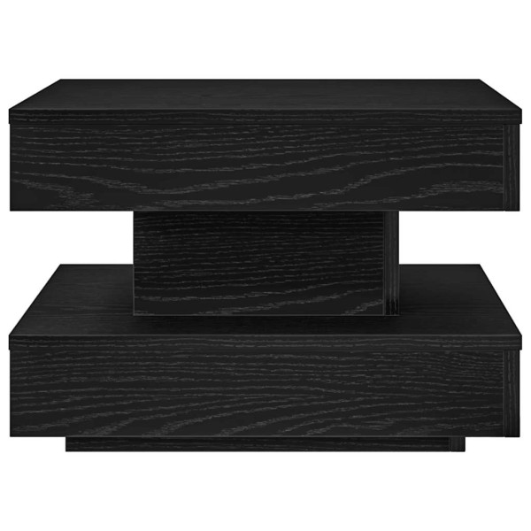 Mesa de centro rotativa a 360 graus 50x50x34.5 cm preto M 4