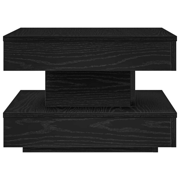 Mesa de centro giratoria 360 grados negro 50x50x34.5 cm M 5