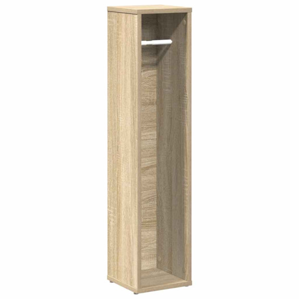 Mueble de baño con portarrollos roble Sonoma 20.5x20x90 cm M 2