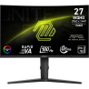 MONITOR GAMING MSI 27" MAG 275CQRF QD CURVO NEGRO 1