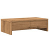 Soporte de monitor con cajones madera artisian 50x27x15 cm 2