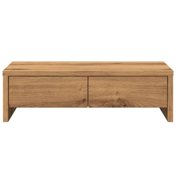 Soporte de monitor con cajones madera artisian 50x27x15 cm M 4