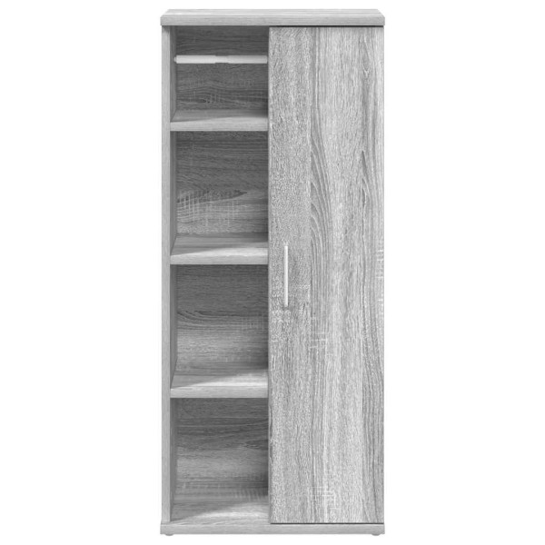 Mueble de baño con portarrollos gris Sonoma 39x22x90 cm M 4