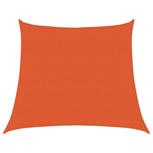 Para-sol estilo vela trapézio 160 g/m² 4/5x4 m PEAD laranja H