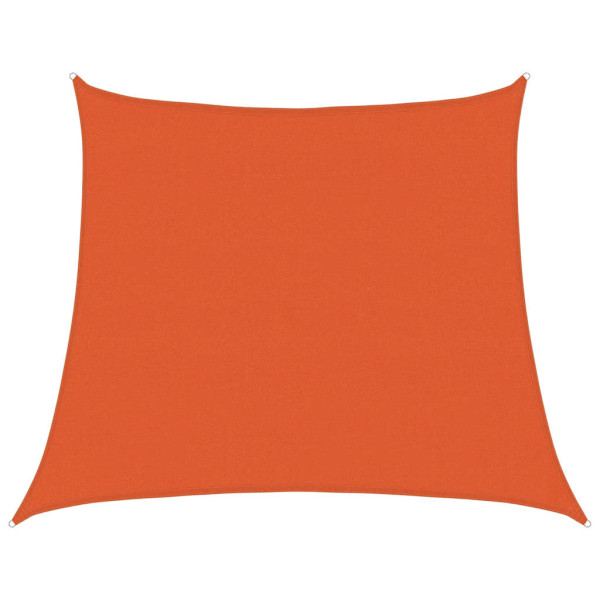 Toldo de vela trapecio HDPE naranja 160 g/m² 4/5x4 m M 2