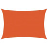 Toldo de vela HDPE naranja 160 g/m² 4x6 m 2