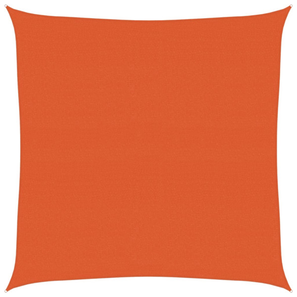 Para-sol estilo vela quadrado 160 g/m² 4.5x4.5 m PEAD laranja M 2