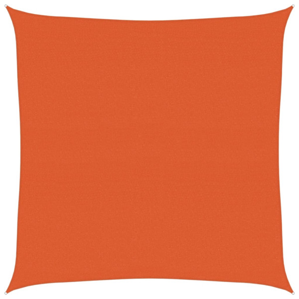 Para-sol estilo vela quadrado 160 g/m² 6x6 m PEAD laranja M 2