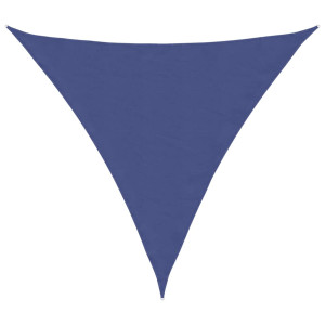 Toldo de vela triangular tela Oxford azul 4.5x4.5x4.5 m H